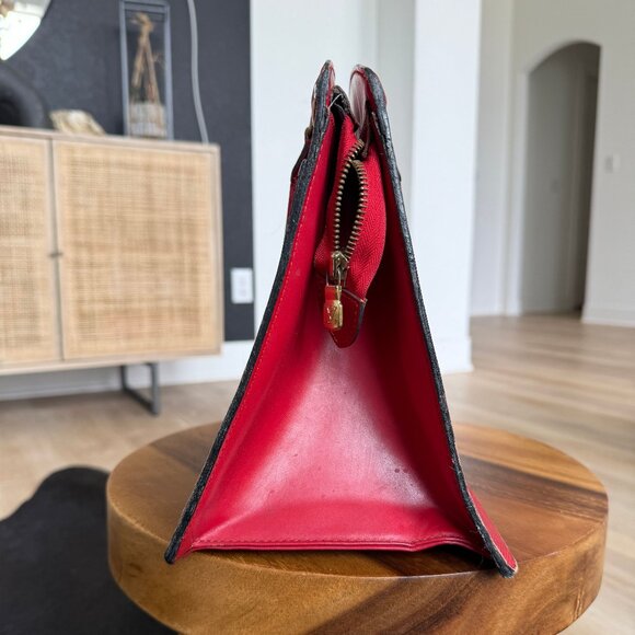 Louis Vuitton Epi Riviera Handbag Red - Picture 3 of 10